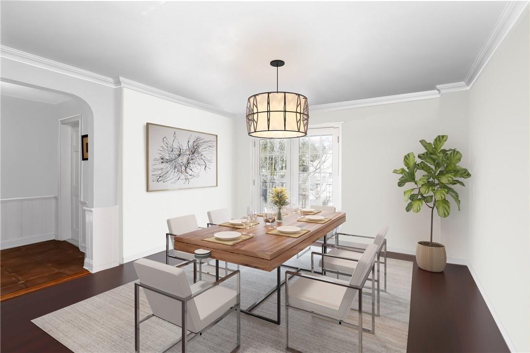 85 Valley Terrace Rye Brook, NY 10573 - Photo 1 of 1 Virtually Staged Formal Dining Room