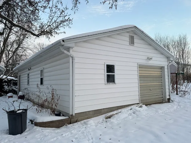 a view of a house with a outdoor space