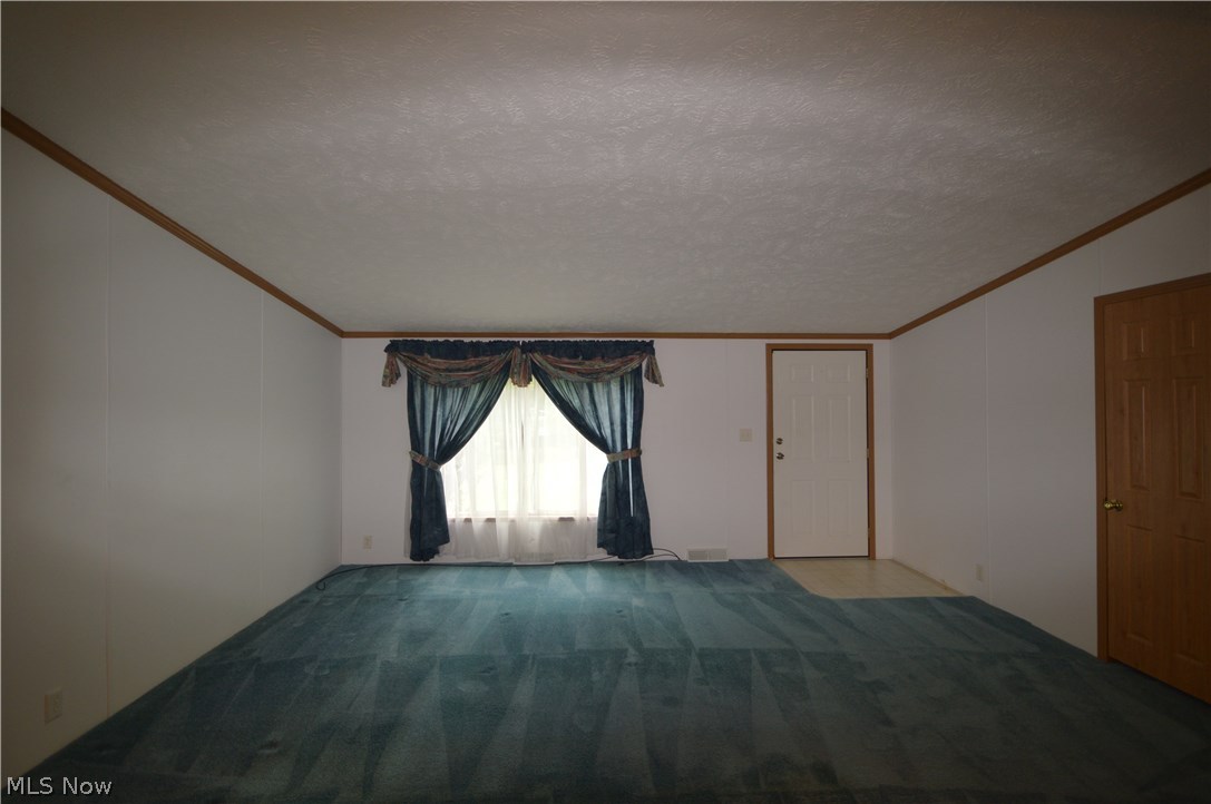 4117 Wheeler Creek Road Geneva, OH 44041 - Photo 13 of 24 Living room. Front door. Door to right side is coat closet.