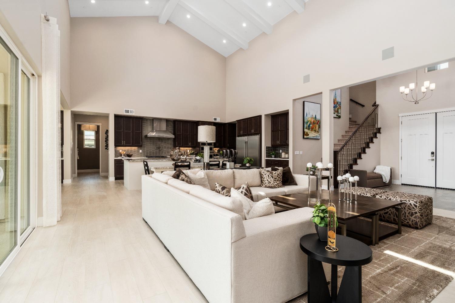 1764 Lester Avenue Clovis, CA 93619 - Photo 24 of 51 a living room with furniture and view of kitchen