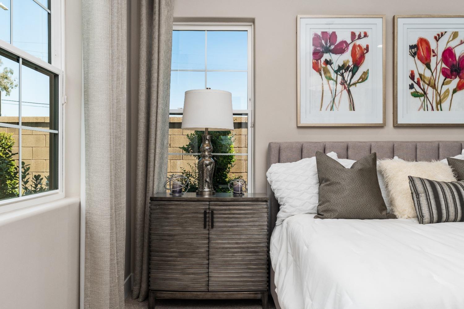 1764 Lester Avenue Clovis, CA 93619 - Photo 39 of 51 a bedroom with a bed and wooden floor