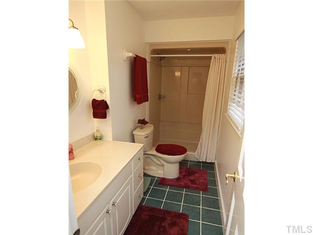1509 Falls Church Road Raleigh, NC 27609 - Photo 12 of 18 a bathroom with a sink and a mirror