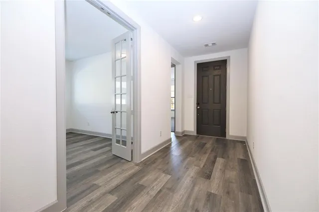 a view of wooden floor