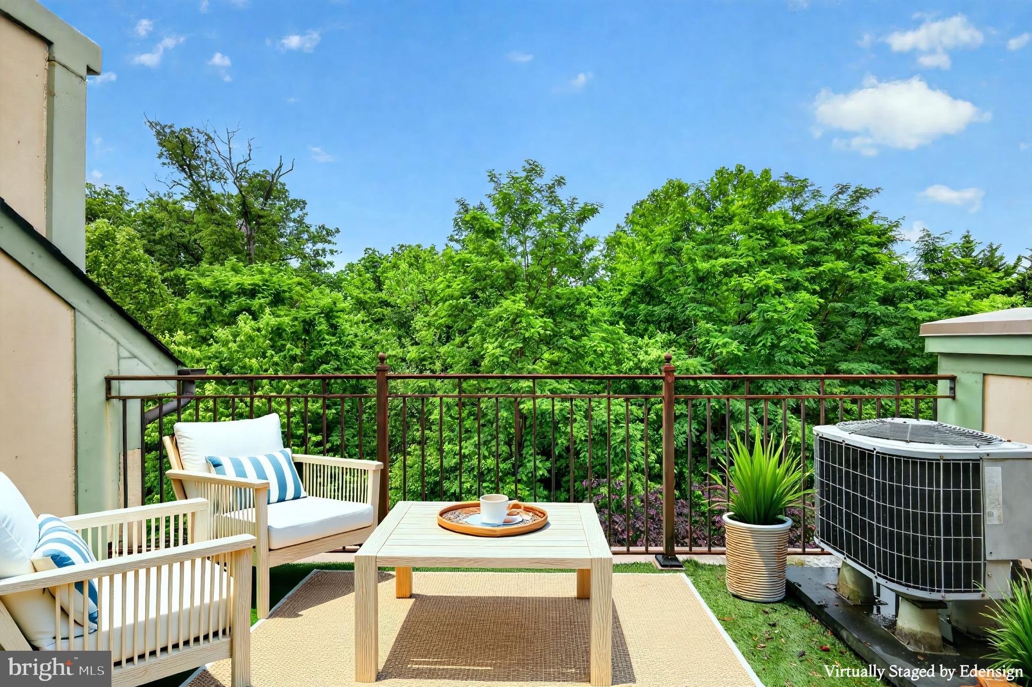 2711 Cassedy Street Silver Spring, MD 20910 - Photo 27 of 36 Rooftop Balcony Virtually Staged