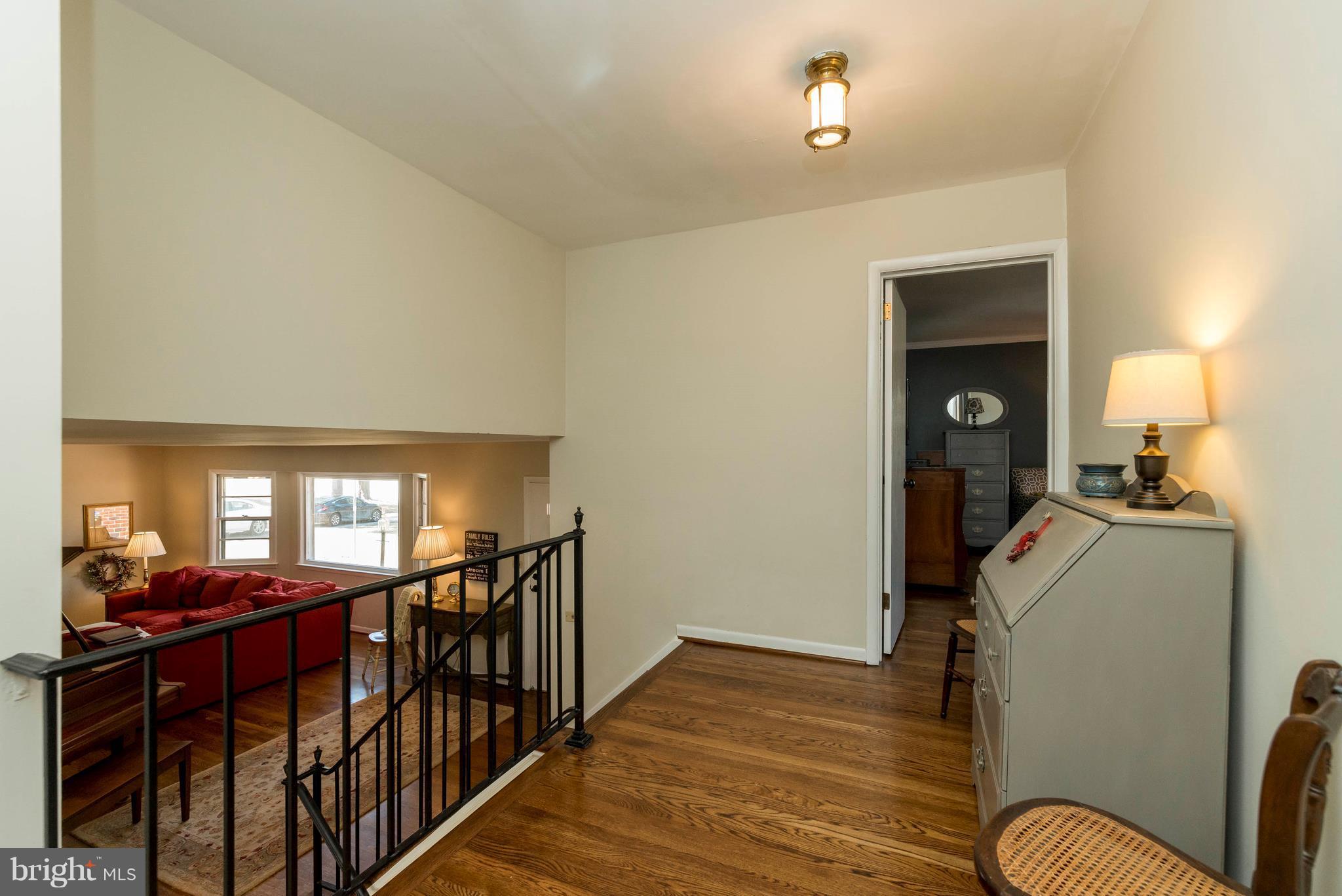 1911 Pot Spring Road Lutherville-Timonium, MD 21093 - Photo 14 of 30 Open Upper BR Hallway Down to Living Room