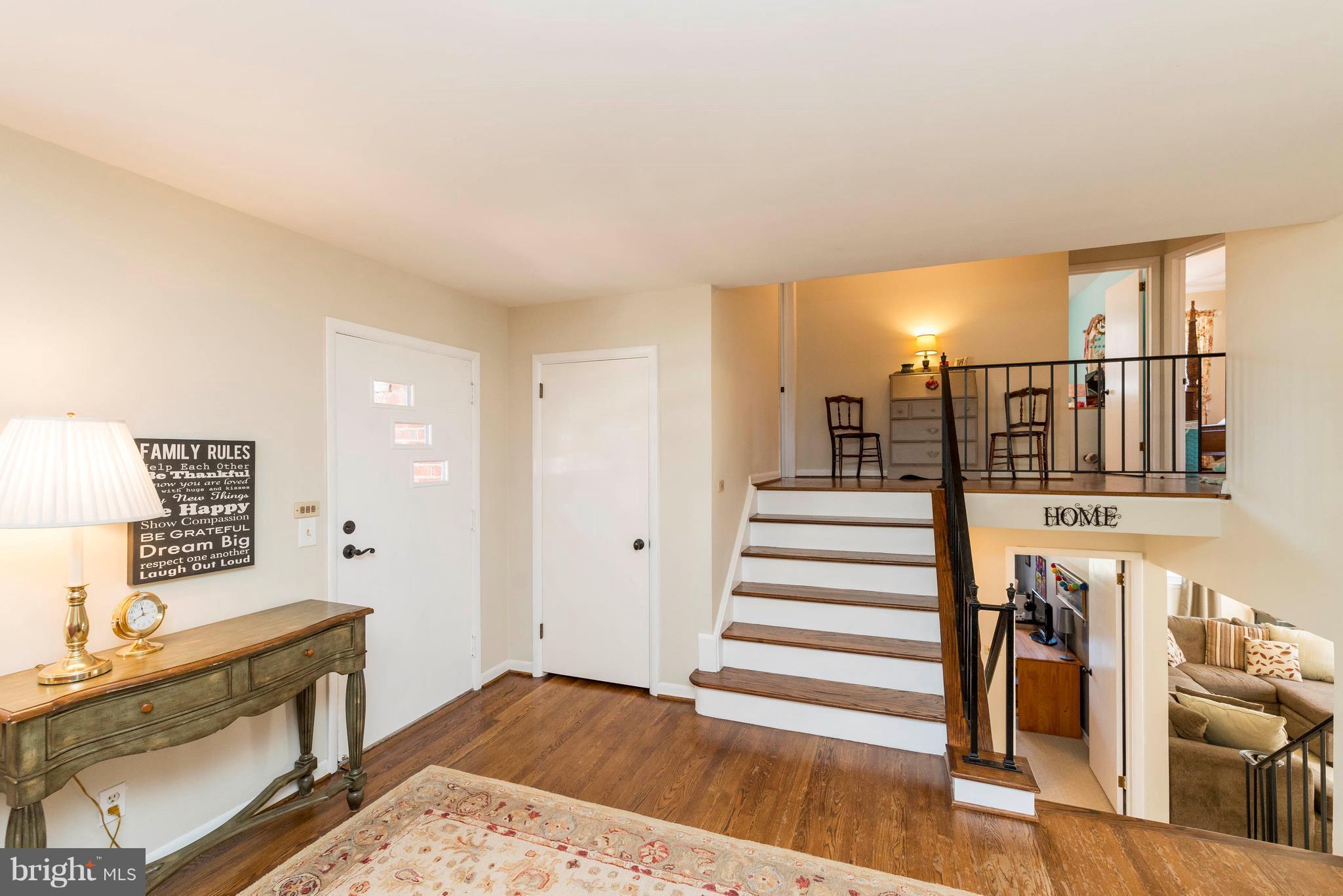1911 Pot Spring Road Lutherville-Timonium, MD 21093 - Photo 4 of 30 Living Room Open to Double Width Stairs to Upper H