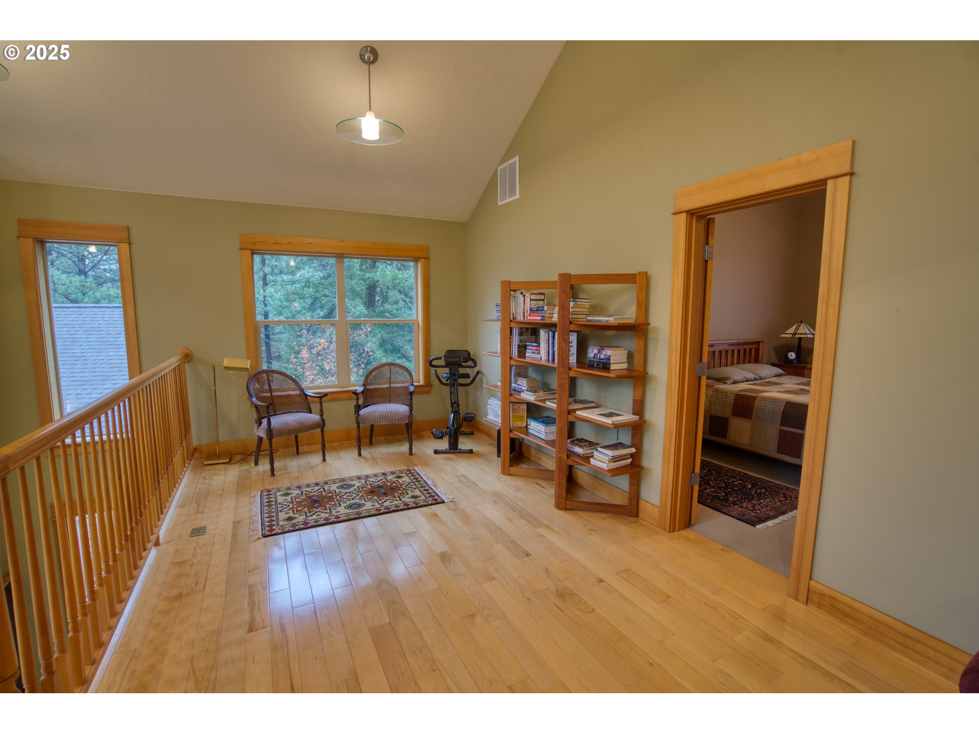 10 Emma Lane Trout Lake, WA 98650 - Photo 25 of 45 a living room with furniture and a wooden floor