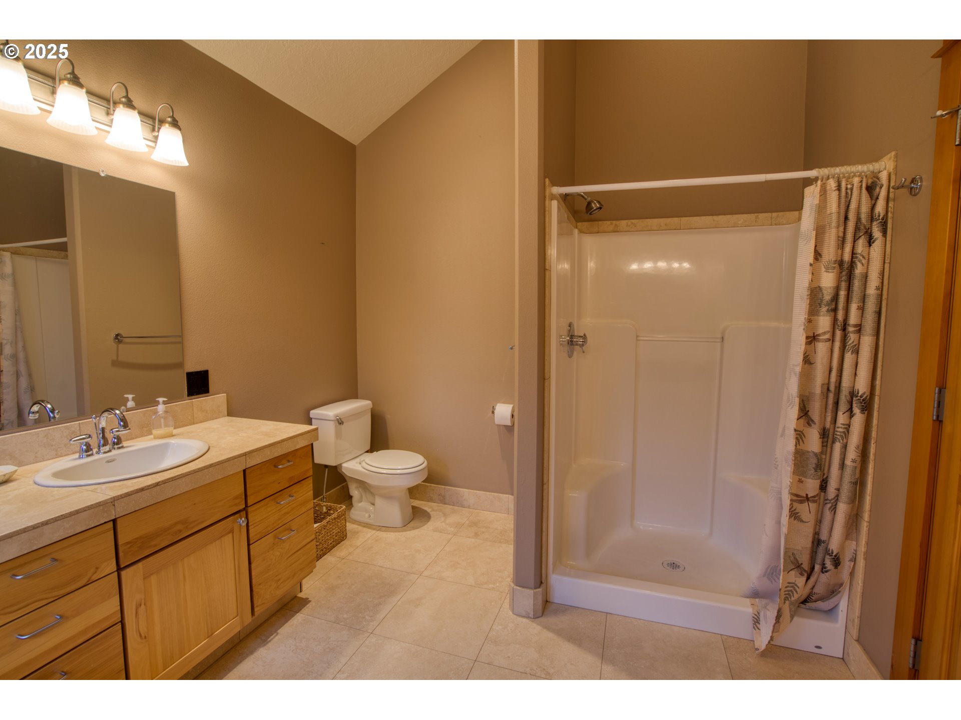 10 Emma Lane Trout Lake, WA 98650 - Photo 36 of 45 a bathroom with a sink mirror vanity and toilet