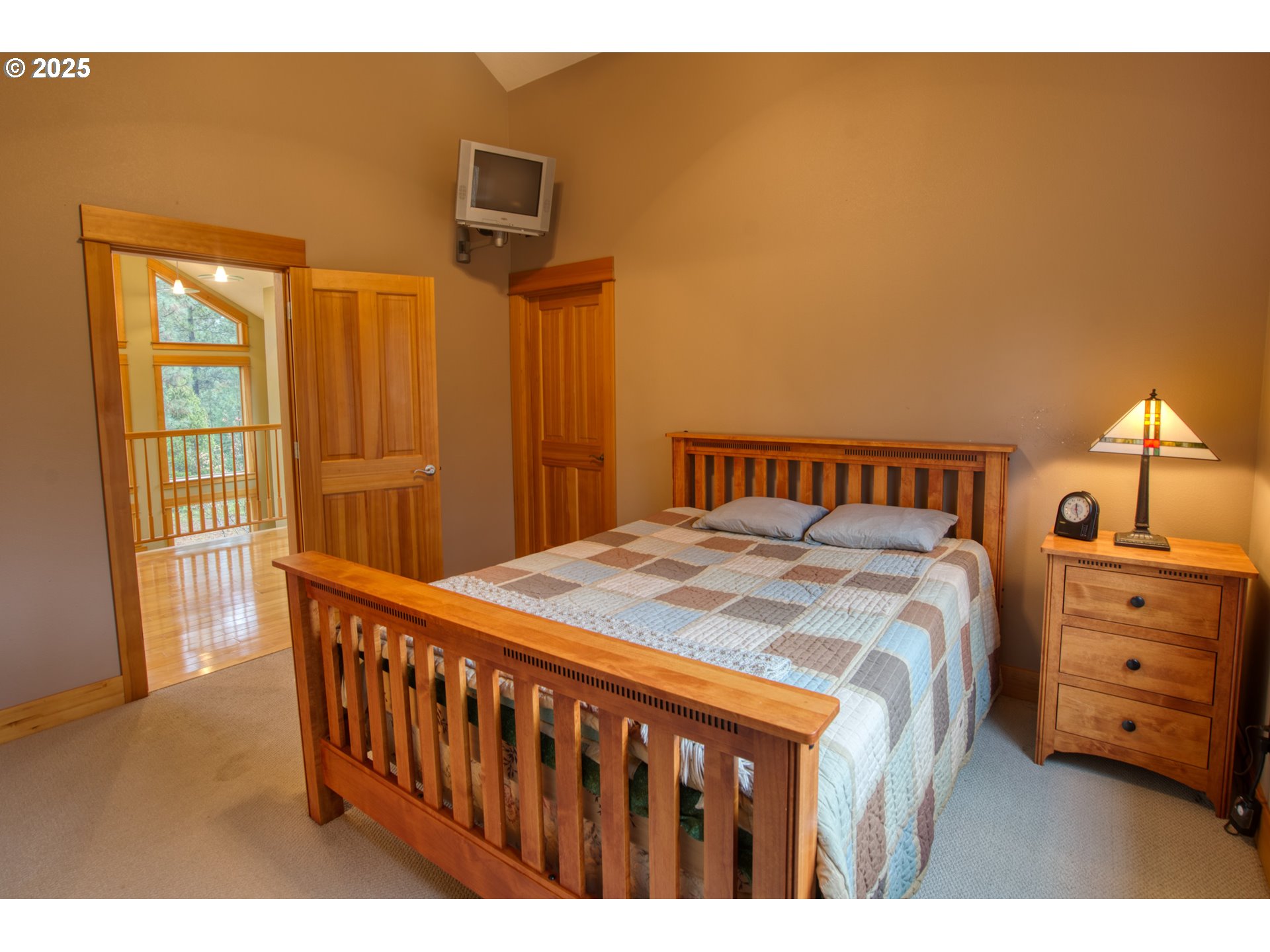 10 Emma Lane Trout Lake, WA 98650 - Photo 38 of 45 a bedroom with a bed and a window