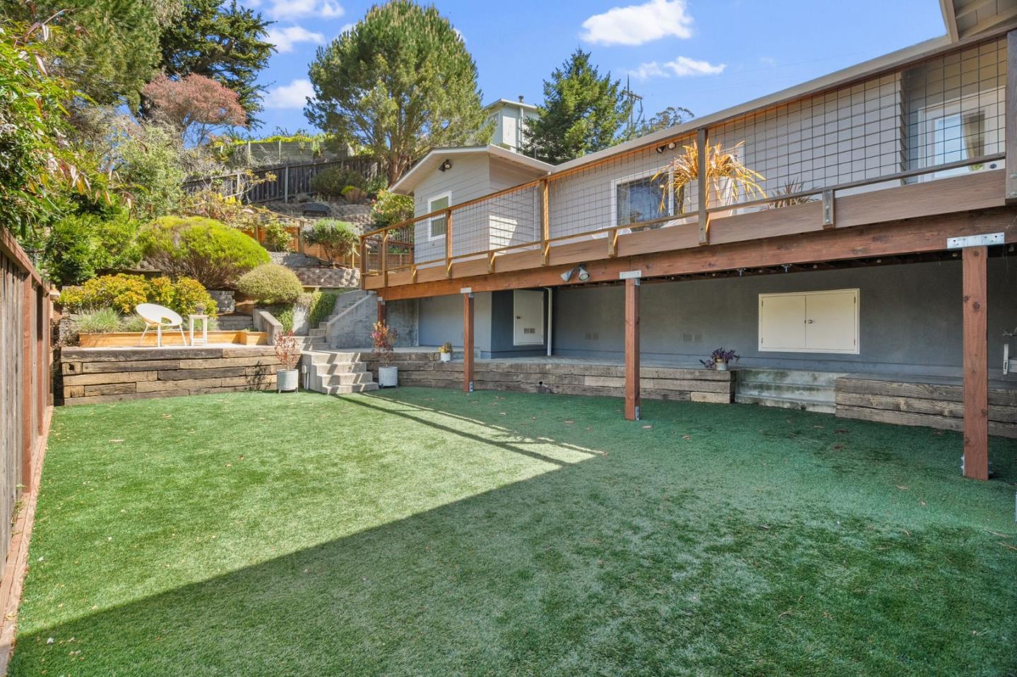 1085 Barcelona Drive Pacifica, CA 94044 - Photo 31 of 55 a view of a house with a backyard