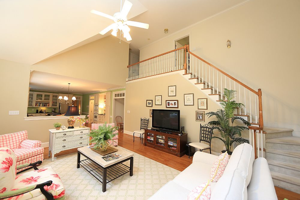 5500 Breamore Circle Raleigh, NC 27615 - Photo 4 of 18 Family Room w Back Stair Case