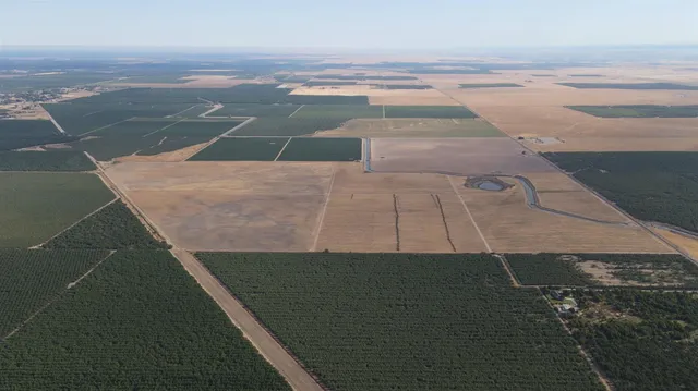 a view of an ocean and beach