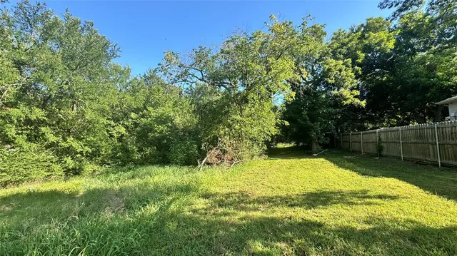a view of yard with green space