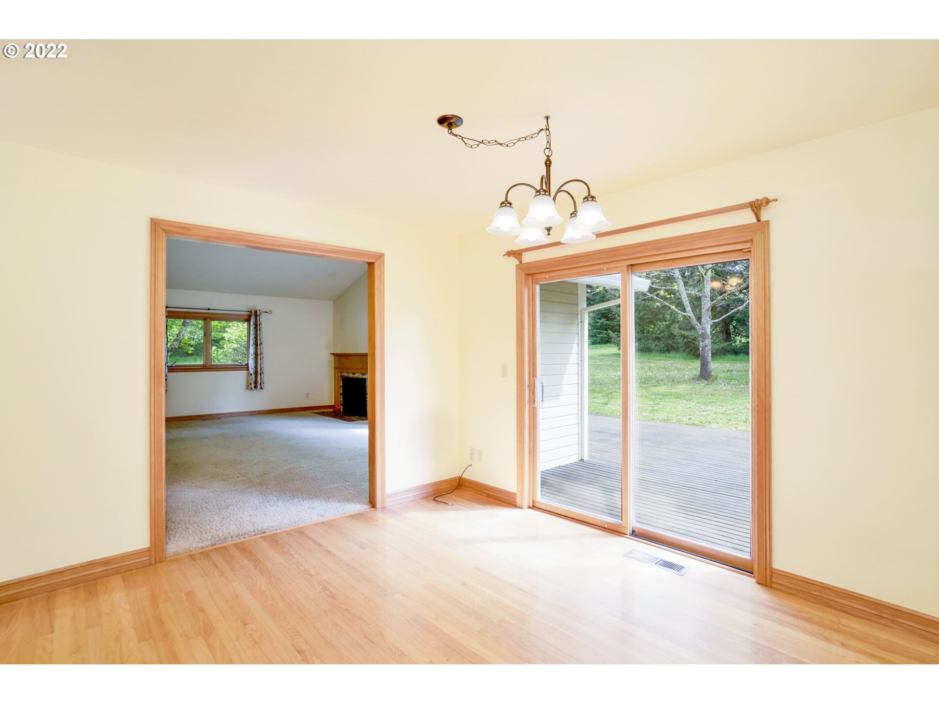 16410 Southeast Royer Road Damascus, OR 97089 - Photo 7 of 32 a view of an empty room with glass door