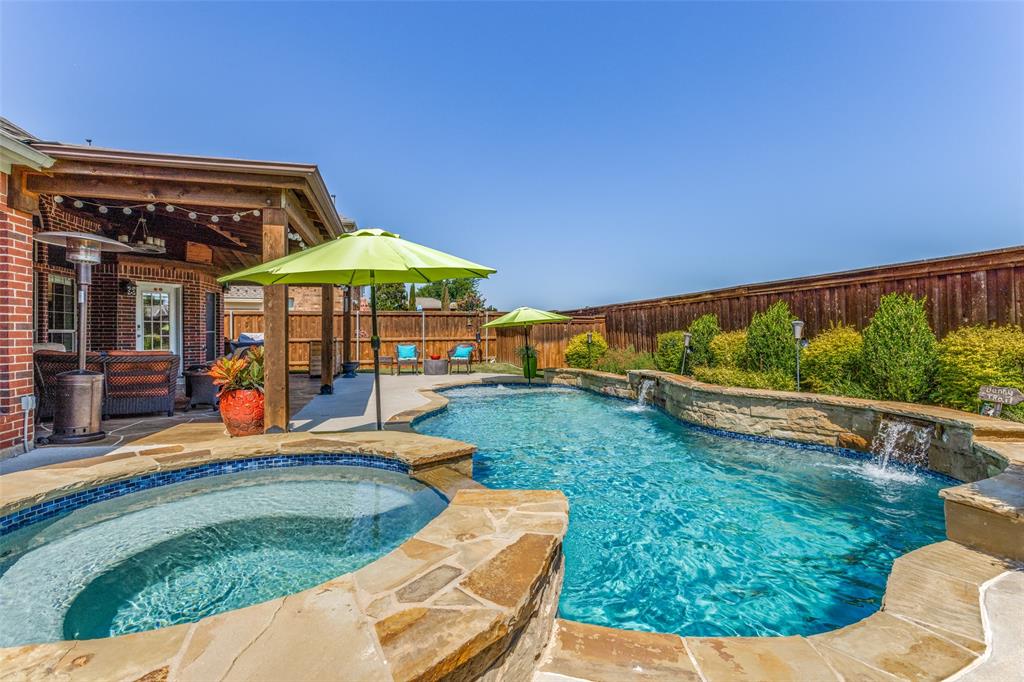 374 Spring Meadow Drive Fairview, TX 75069 - Photo 1 of 1 a view of a swimming pool with a patio