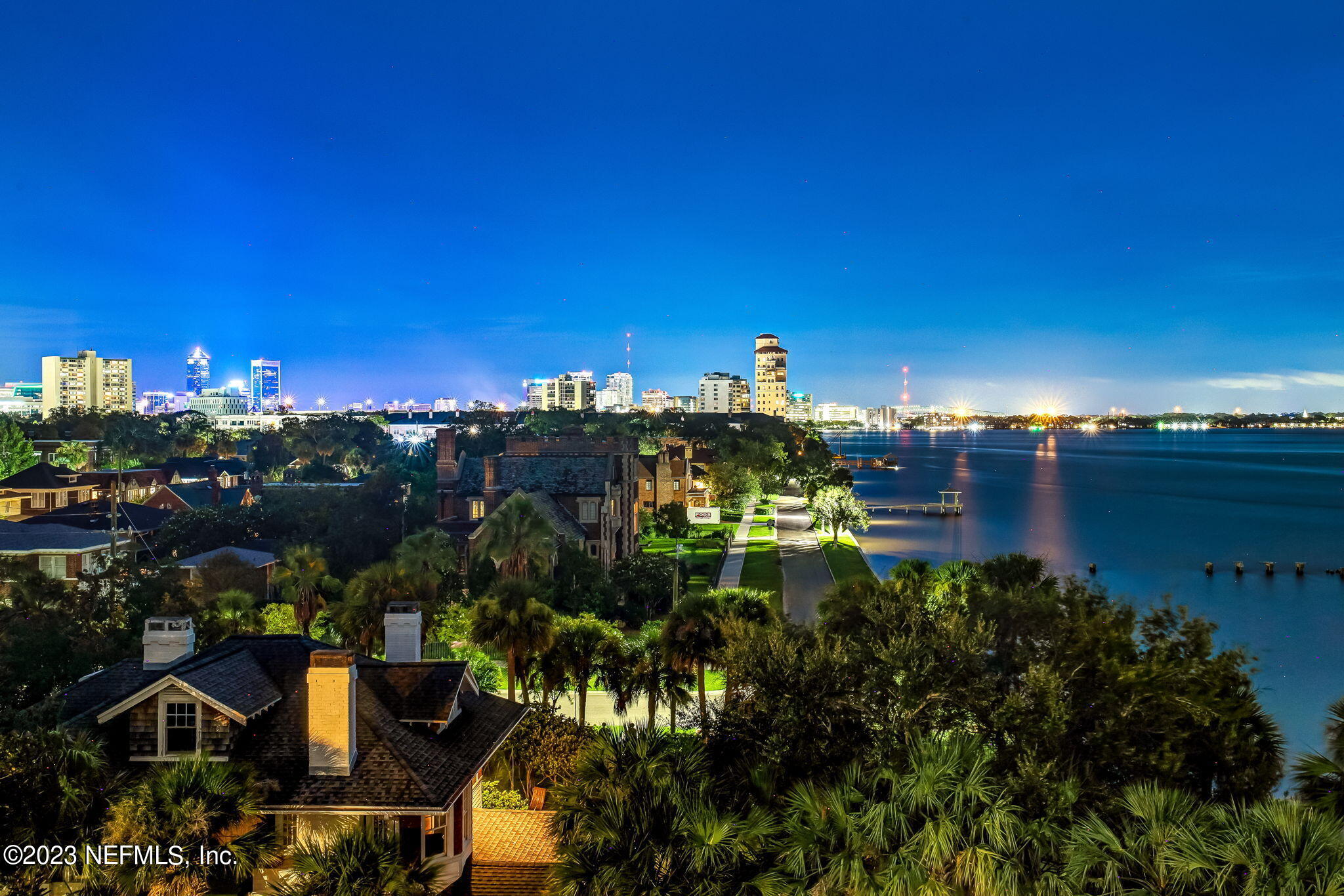 2358 Riverside Avenue, Unit 401 Jacksonville, FL 32204 - Photo 2 of 92 Aerial View at Twilight