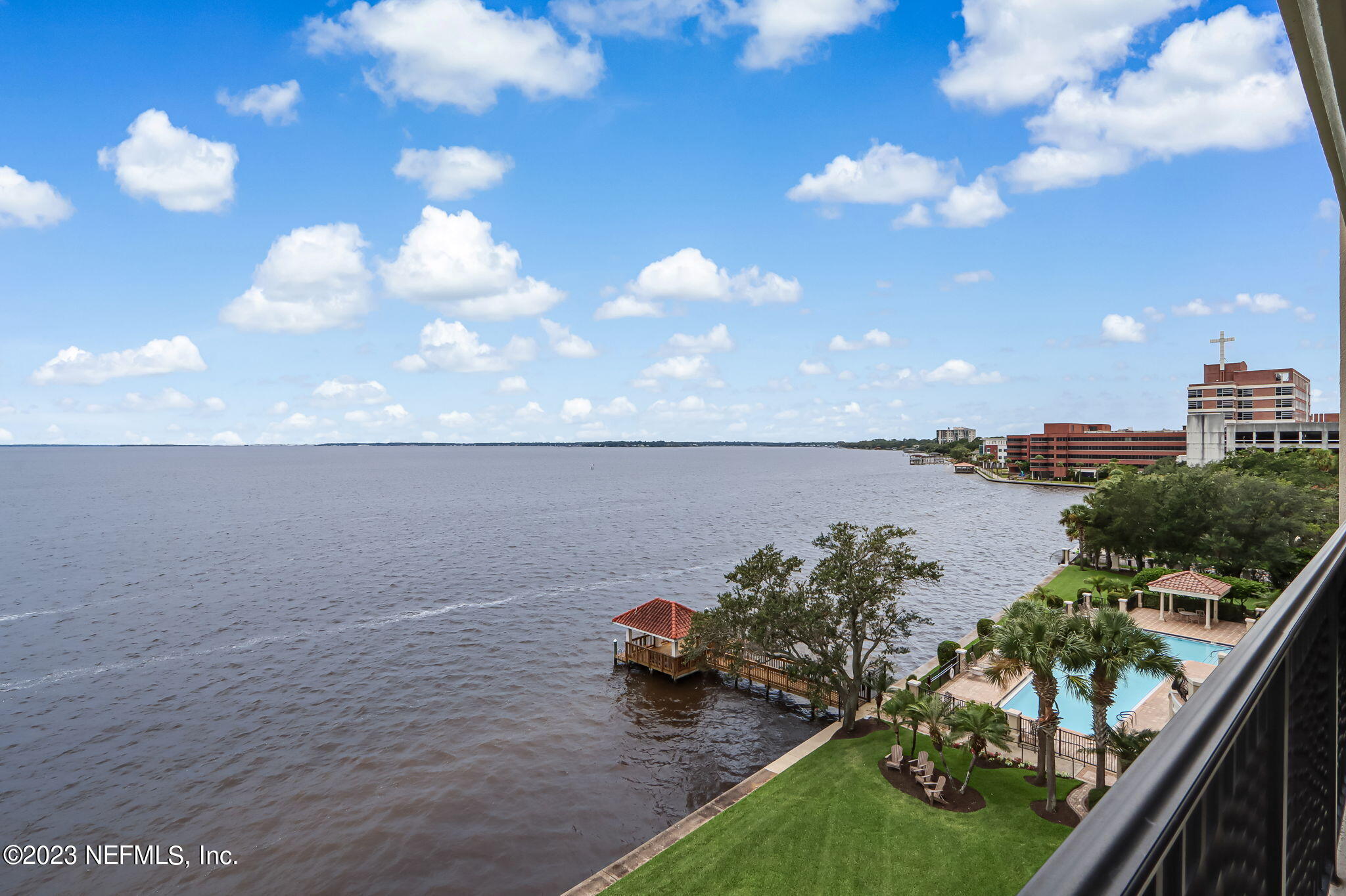 2358 Riverside Avenue, Unit 401 Jacksonville, FL 32204 - Photo 61 of 92 a view of a lake from a balcony