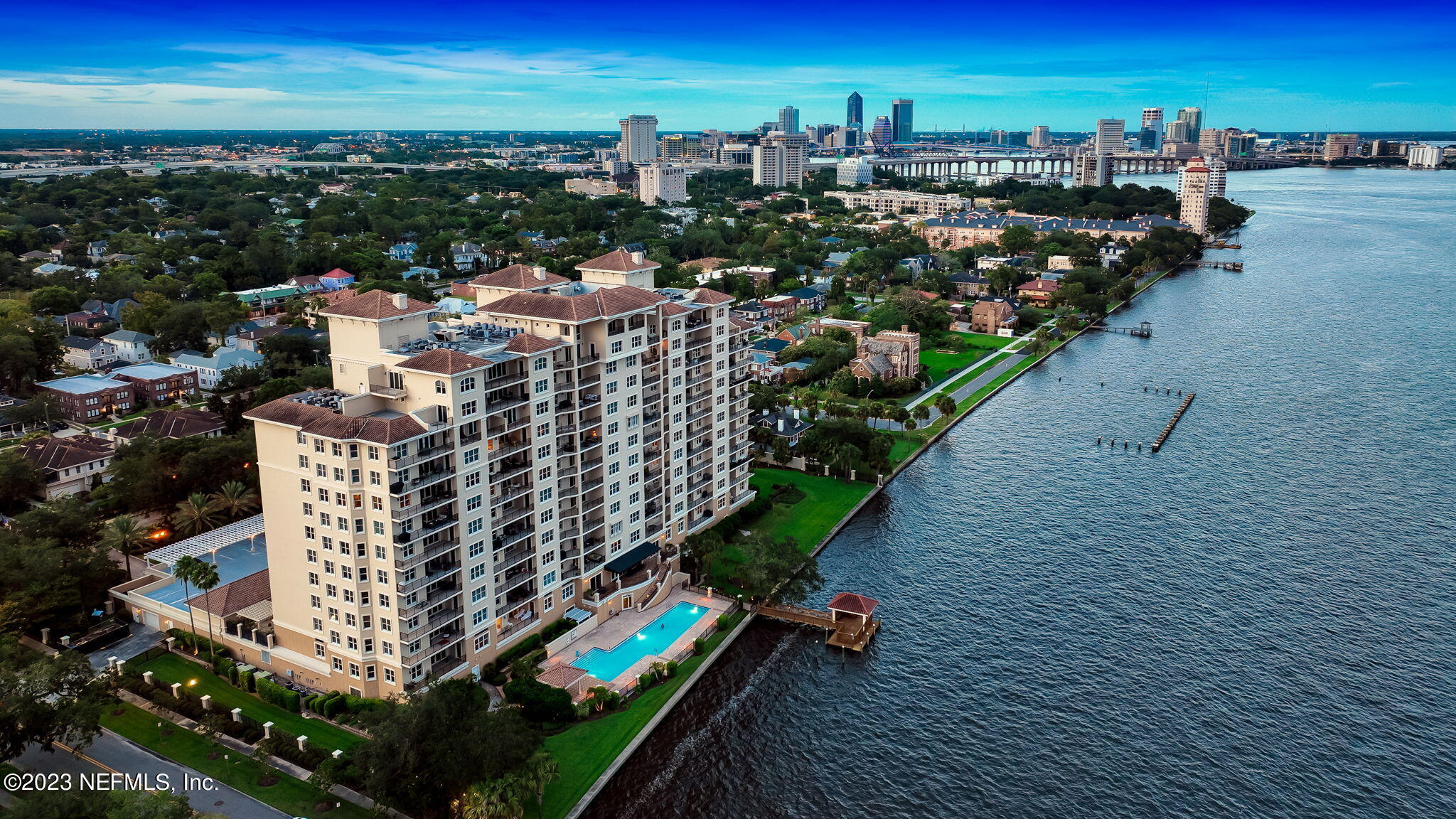 2358 Riverside Avenue, Unit 401 Jacksonville, FL 32204 - Photo 89 of 92 a view of a city with an ocean view