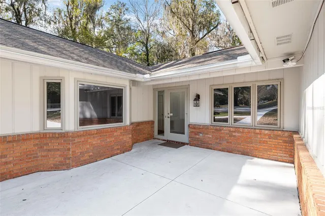 a view of a building stairs