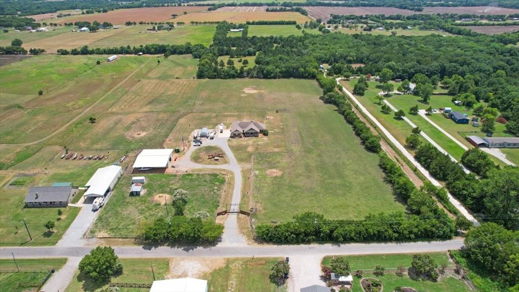 516 Springtown Road Van Alstyne, TX 75495 - Photo 38 of 40 an aerial view of a house