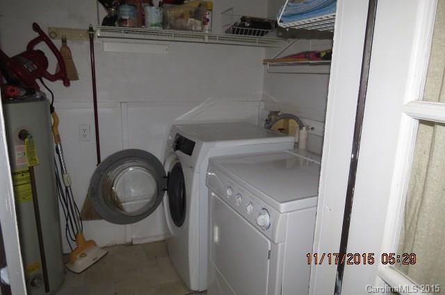 4020 Polk County Line Road Rutherfordton, NC 28139 - Photo 13 of 18 a utility room with a sink dryer and washer