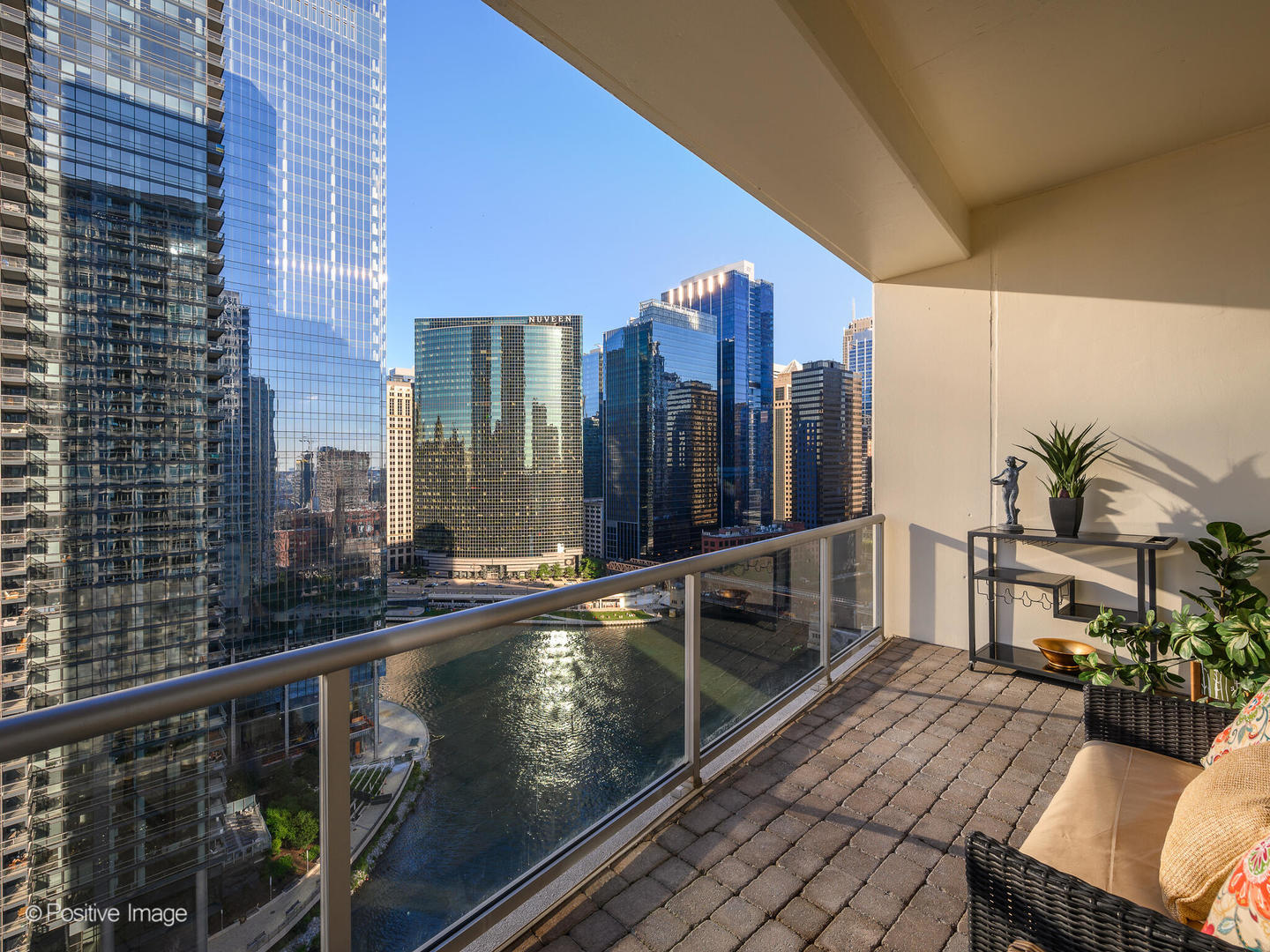 333 North Canal Street, Unit 2003 Chicago, IL 60606 - Photo 28 of 31 a view of balcony with furniture