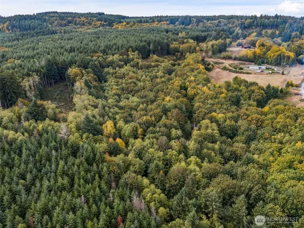 a view of a houses with a lush green hillside