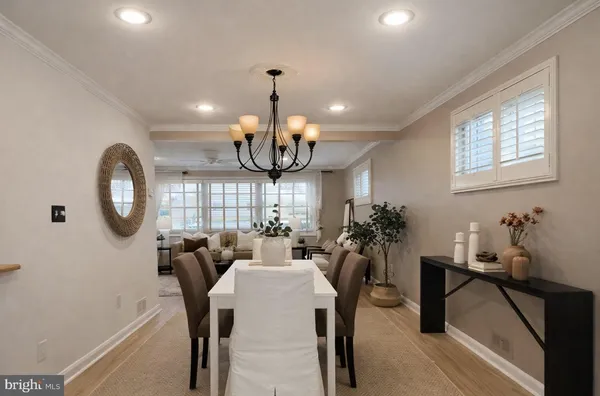 a view of a kitchen from the hallway