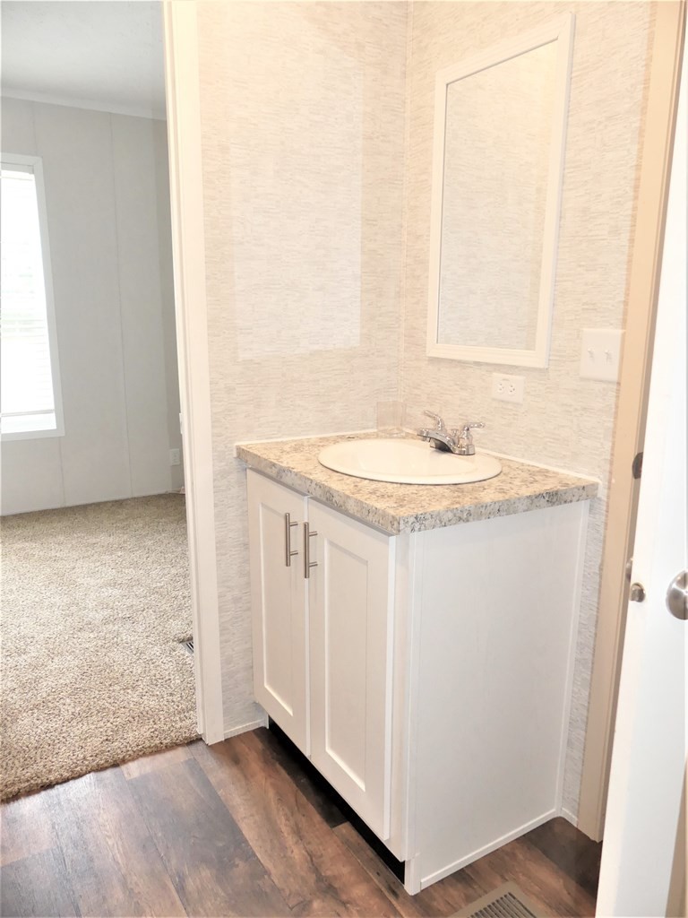 211 Cottonport Ferry Road Decatur, TN 37322 - Photo 22 of 41 a bathroom with a sink and a mirror