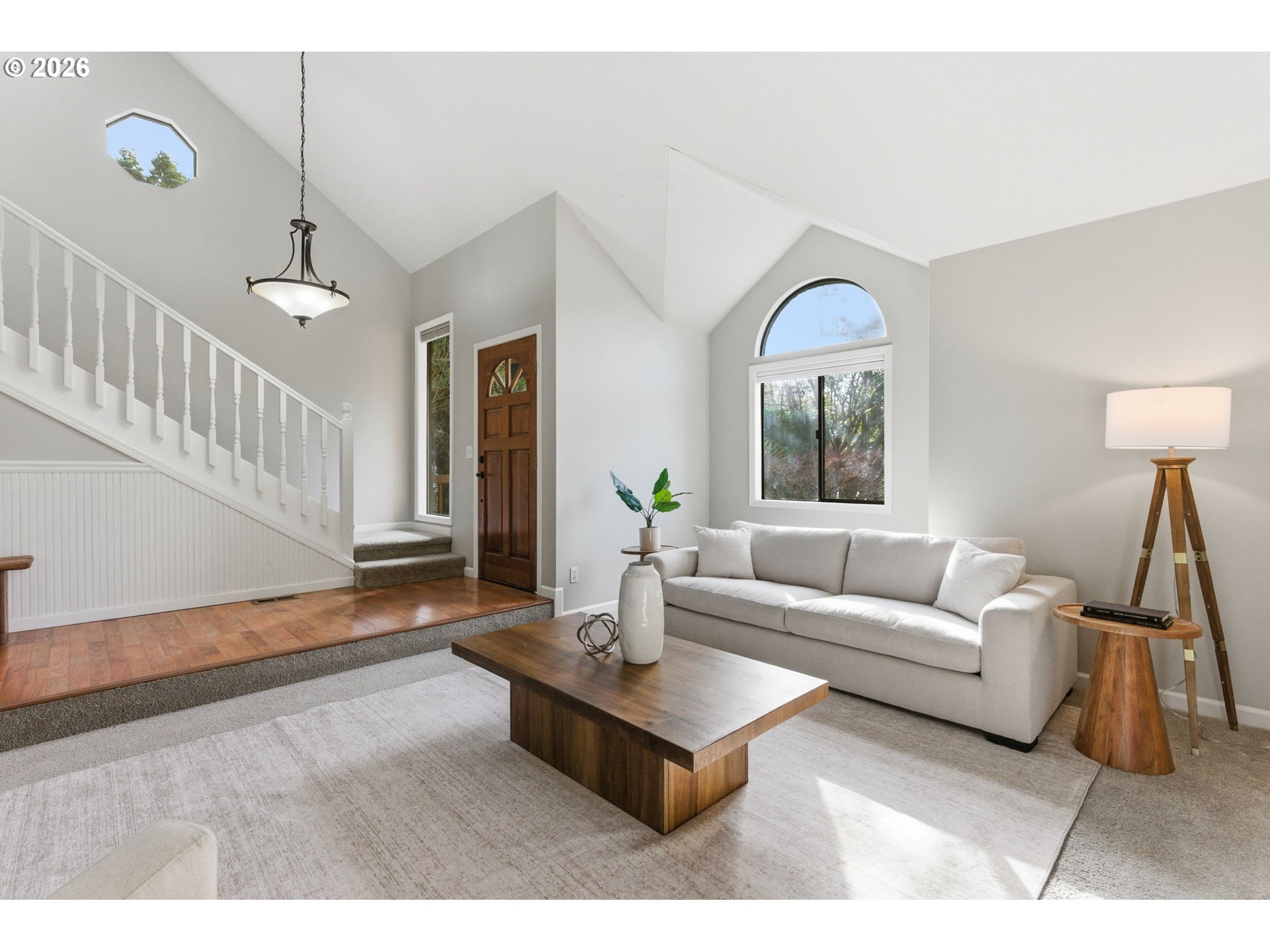 5585 Northwest Peregrine Place Portland, OR 97229 - Photo 10 of 47 a living room with furniture and wooden floor