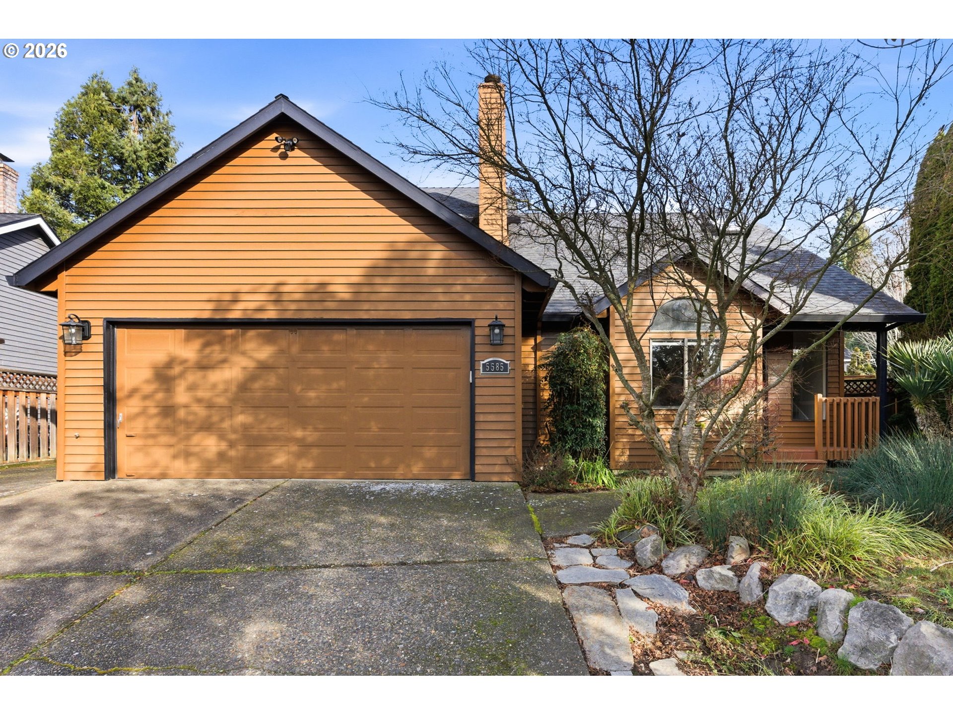 5585 Northwest Peregrine Place Portland, OR 97229 - Photo 2 of 47 a view of backyard of house