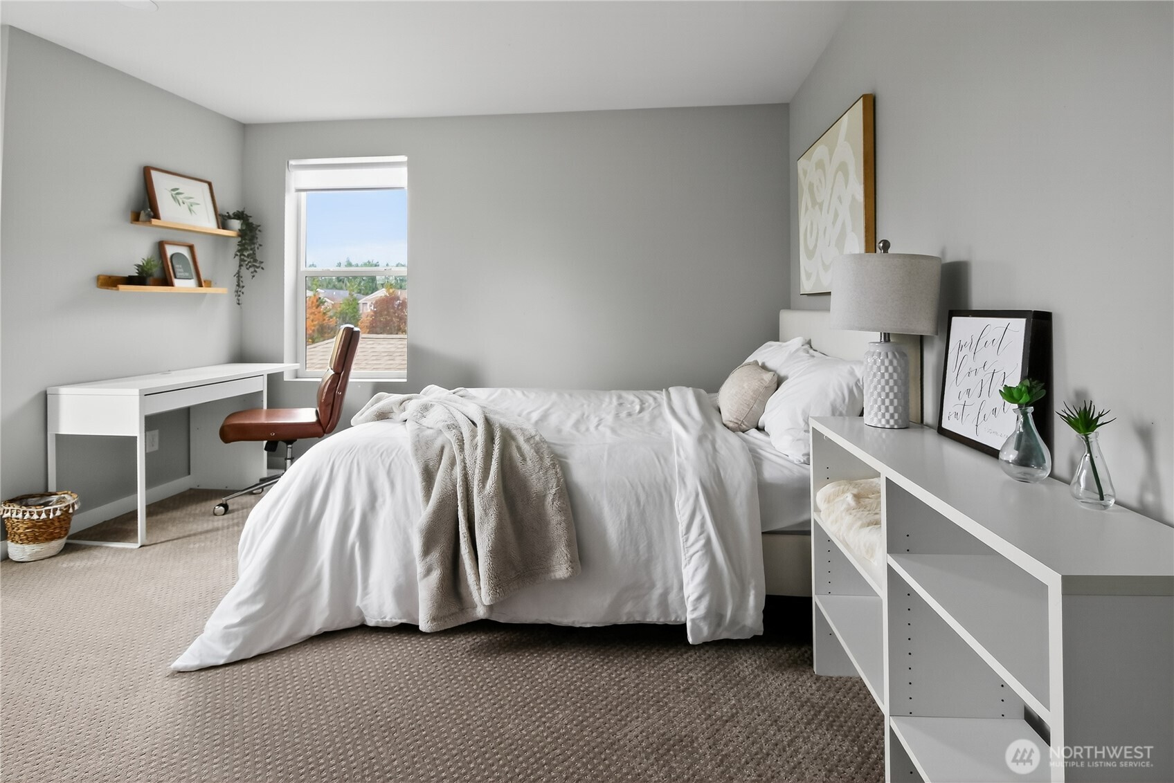 25900 243rd Avenue Southeast Maple Valley, WA 98038 - Photo 14 of 23 a bed room with a bed and a chair