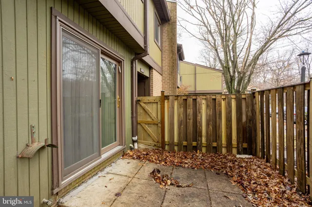 a view of wooden fence