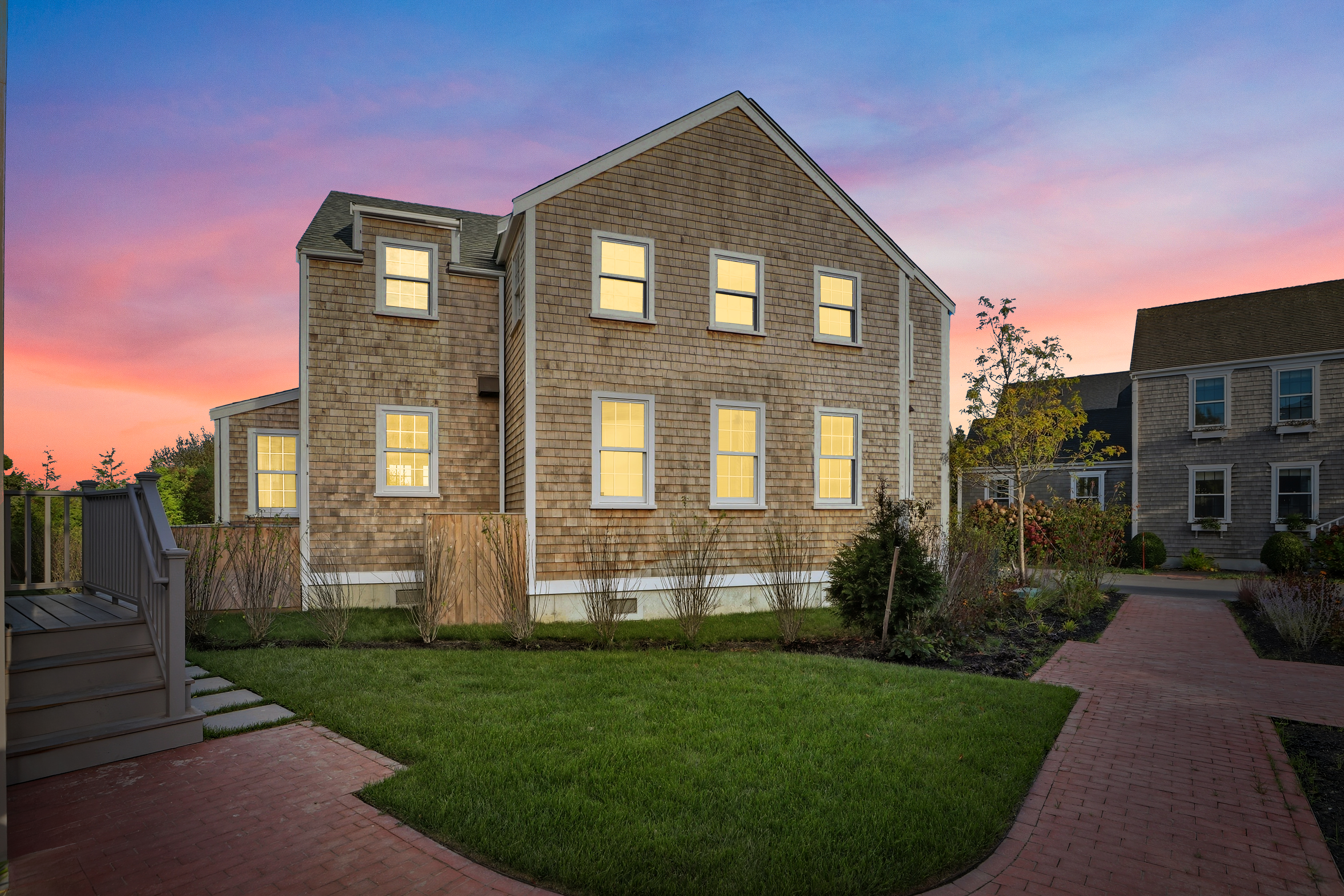 6 Mariner Way Nantucket, MA 02554 - Photo 31 of 31 a front view of a house with a yard