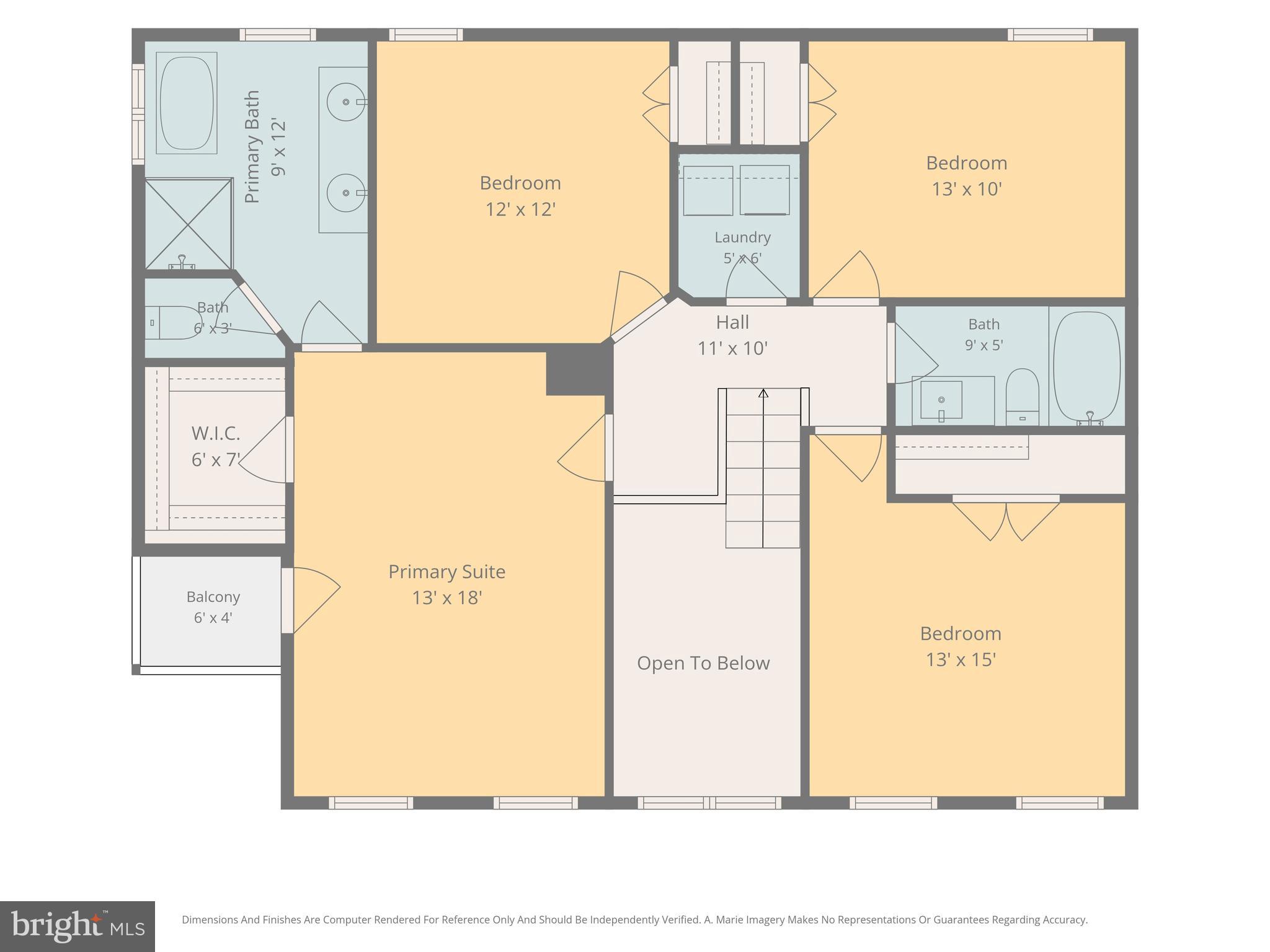 9813 Masser Road Frederick, MD 21702 - Photo 89 of 91 Upper level floorplan