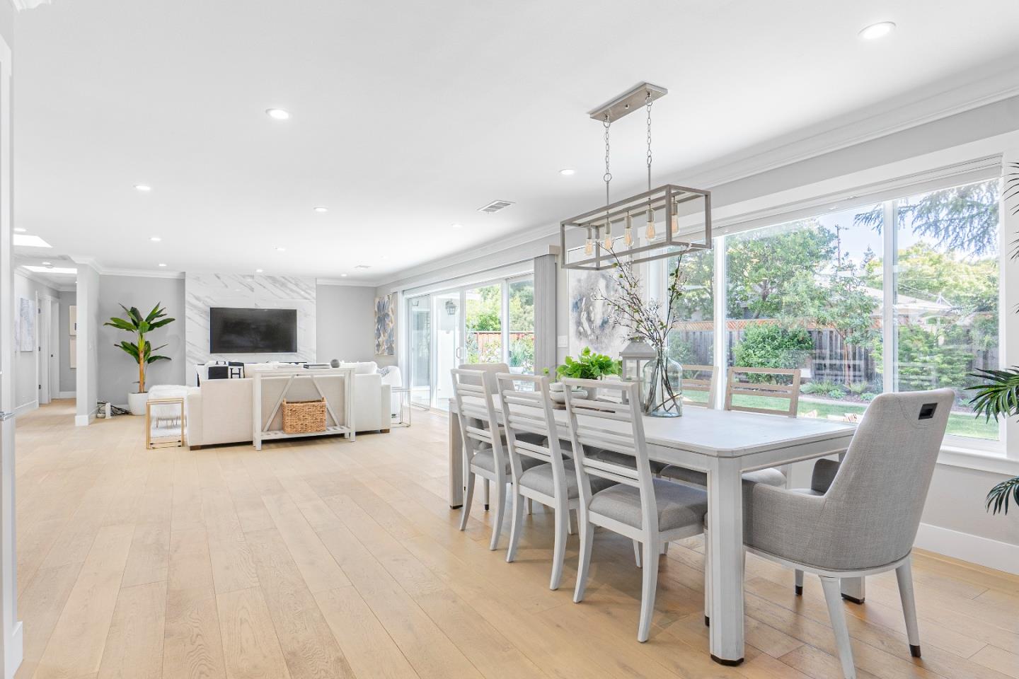 928 Manor Way Los Altos, CA 94024 - Photo 11 of 41 a view of a dining room with furniture window and outside view