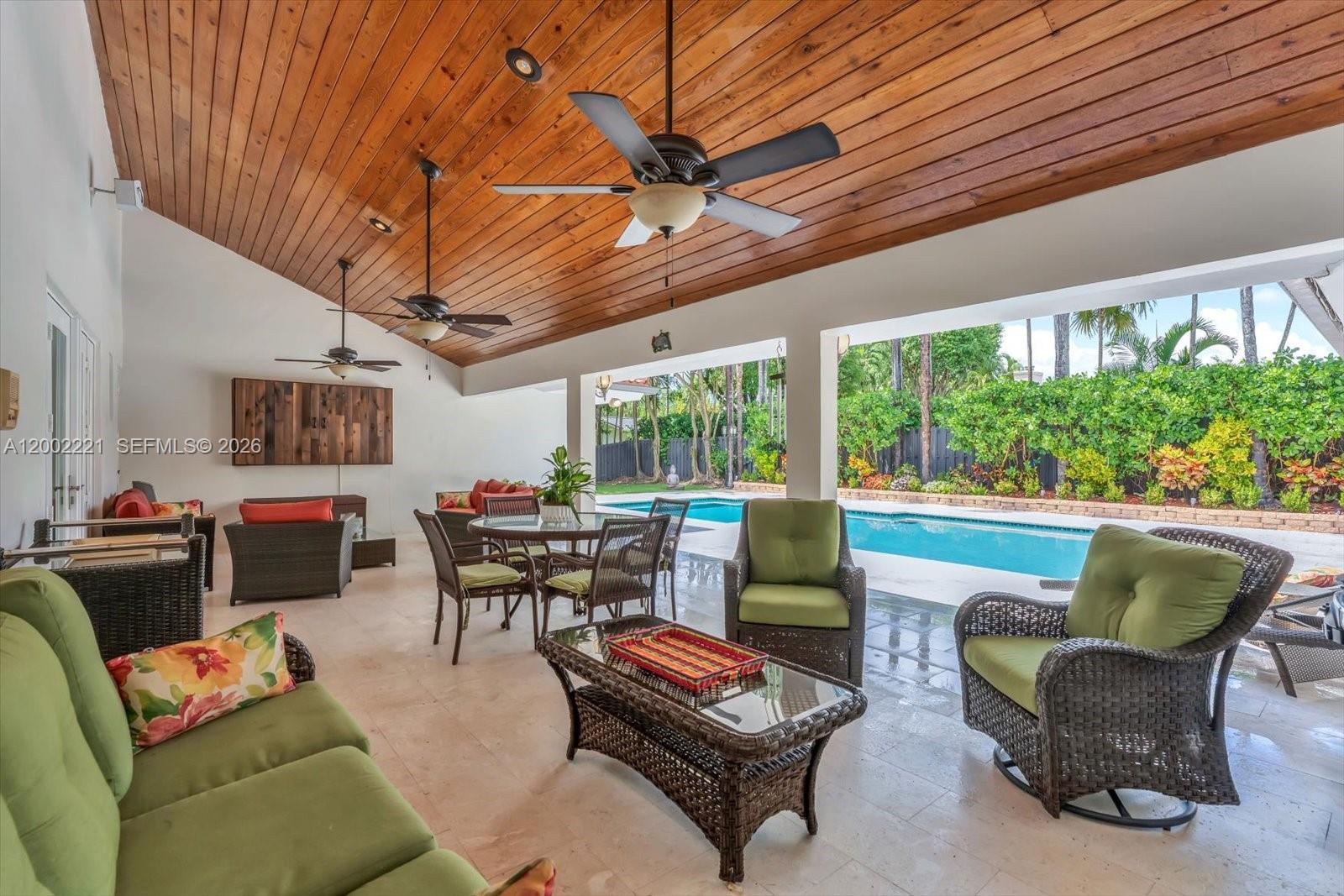9941 Southwest 143rd Street Miami, FL 33176 - Photo 30 of 48 Very spacious covered patio for your entertaining