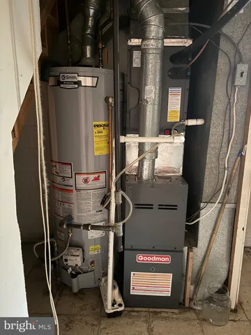 a view of storage and utility room