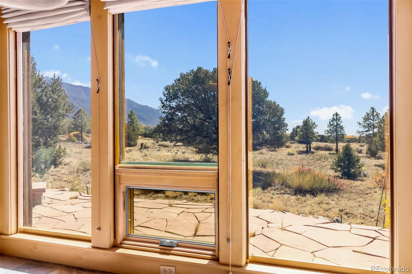 1507 Wagon Wheel Road Crestone, CO 81131 - Photo 17 of 50 a view of a glass door and a window