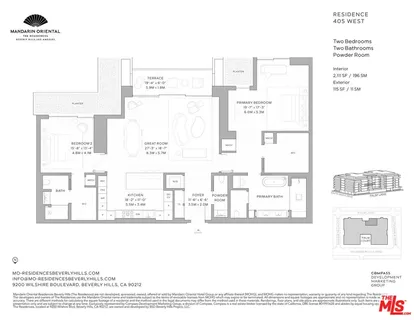 $4,750,000 | 9200 Wilshire Boulevard, Unit 505W, Beverly Hills, CA 90212