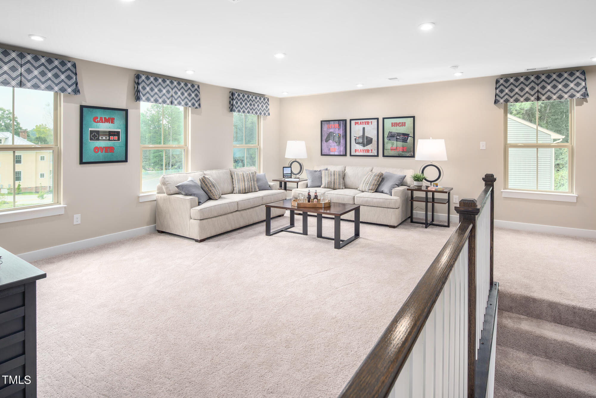 8909 Stratus Street Willow Spring, NC 27592 - Photo 16 of 30 a living room with furniture and a large window
