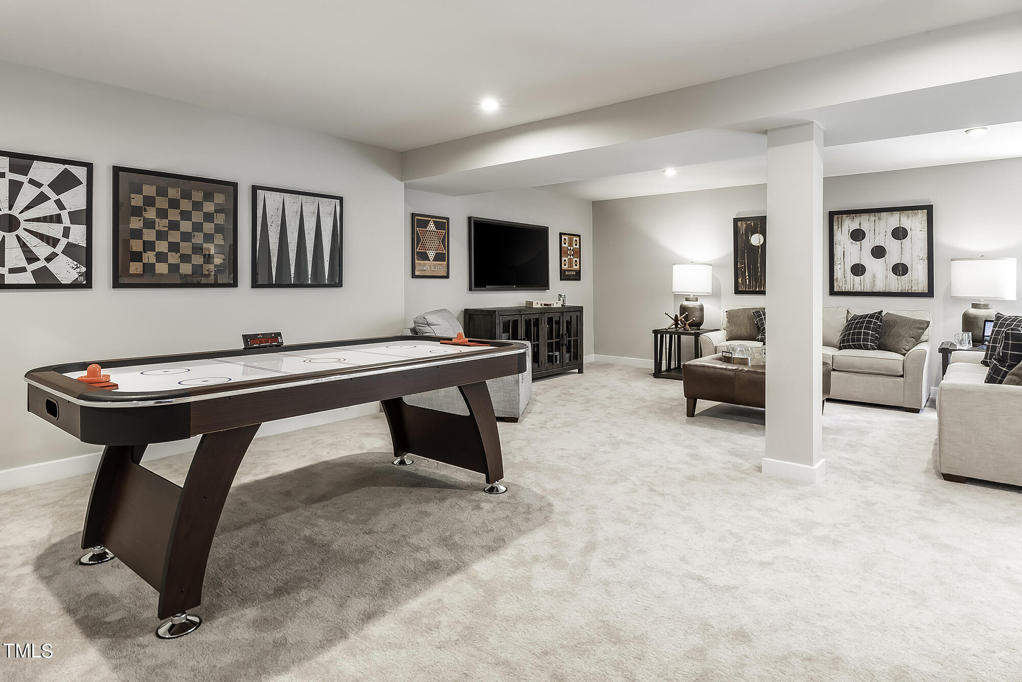 8909 Stratus Street Willow Spring, NC 27592 - Photo 27 of 30 a room with furniture pool table and window