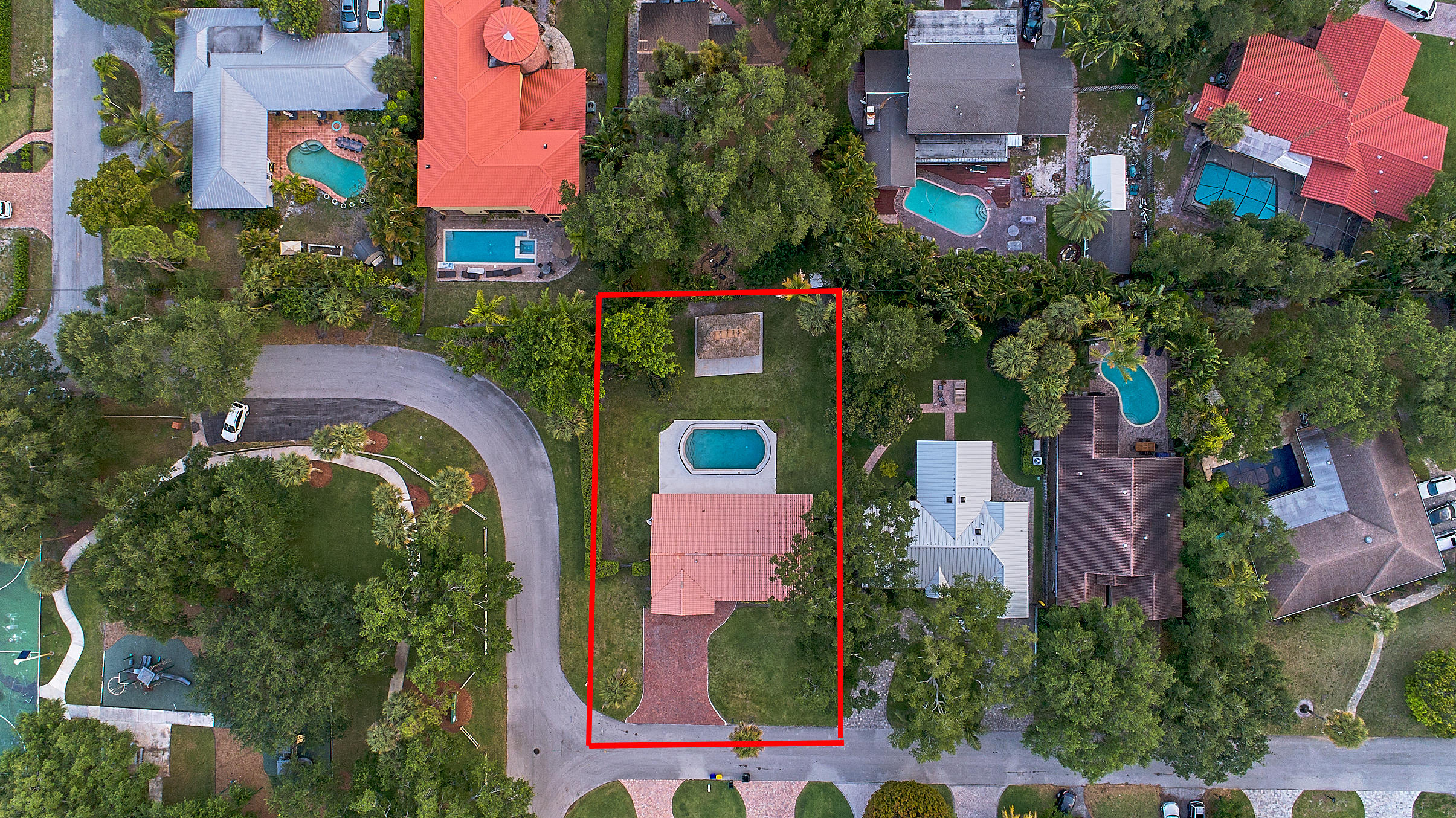 1120 Southwest 20th Street Boca Raton, FL 33486 - Photo 3 of 53 an aerial view of residential houses with outdoor space