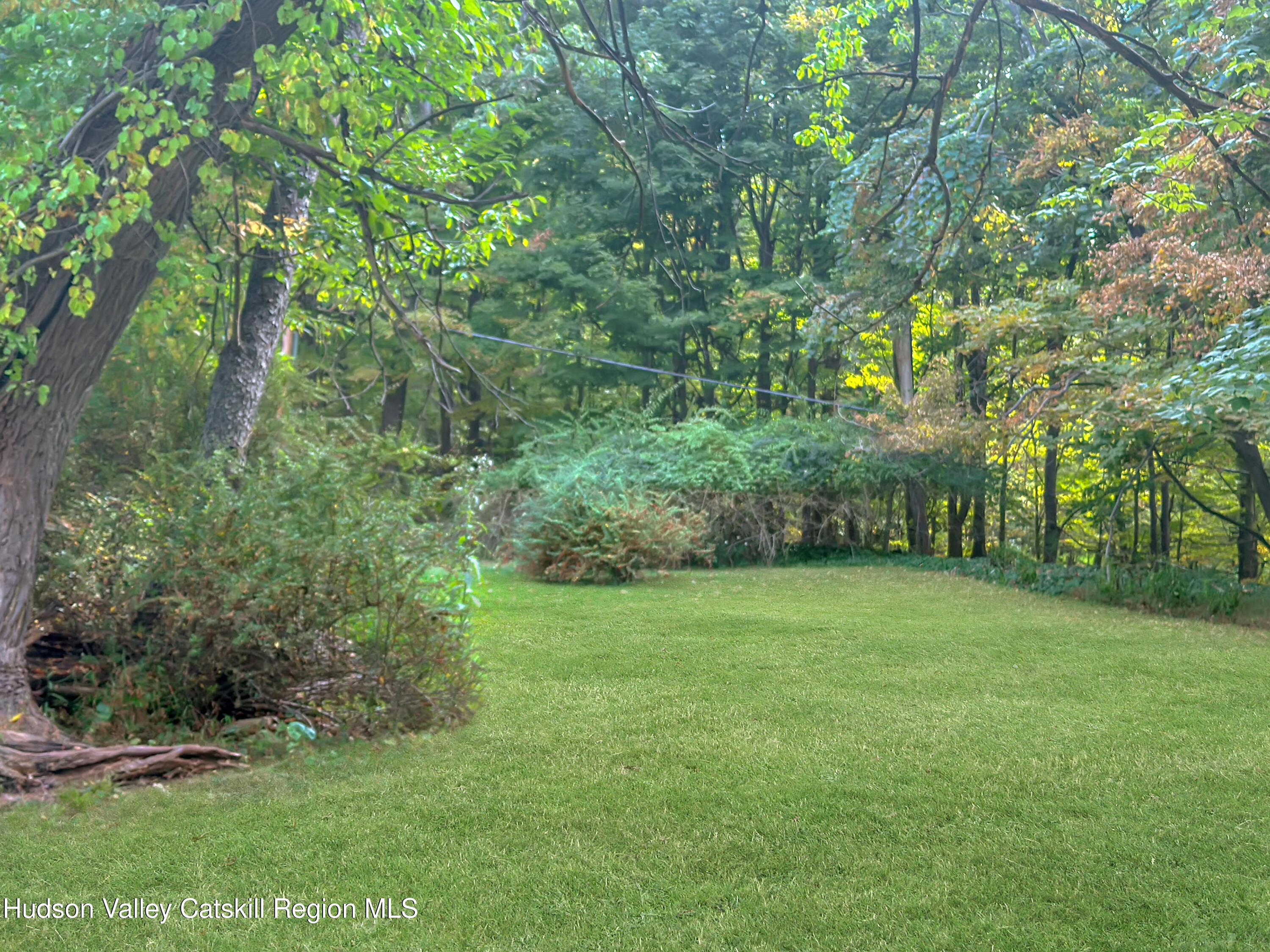 72 Meads Mountain Road, Unit 5 Woodstock, NY 12498 - Photo 18 of 20 a view of a grassy field with trees in the background
