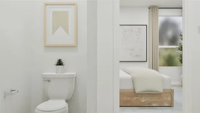 a bathroom with a toilet
