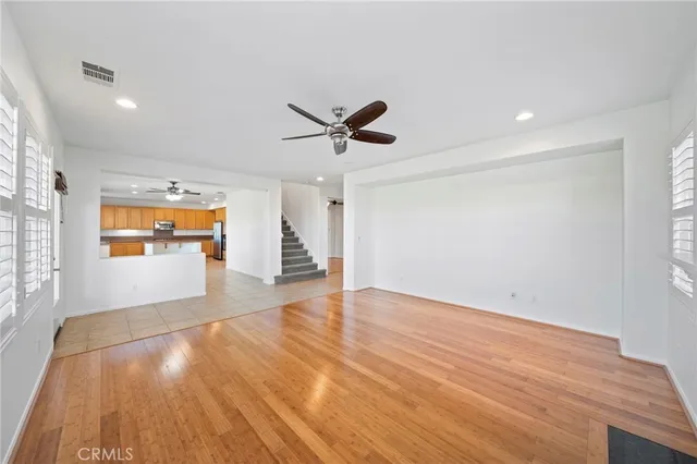 a view of entryway and hall with a front door