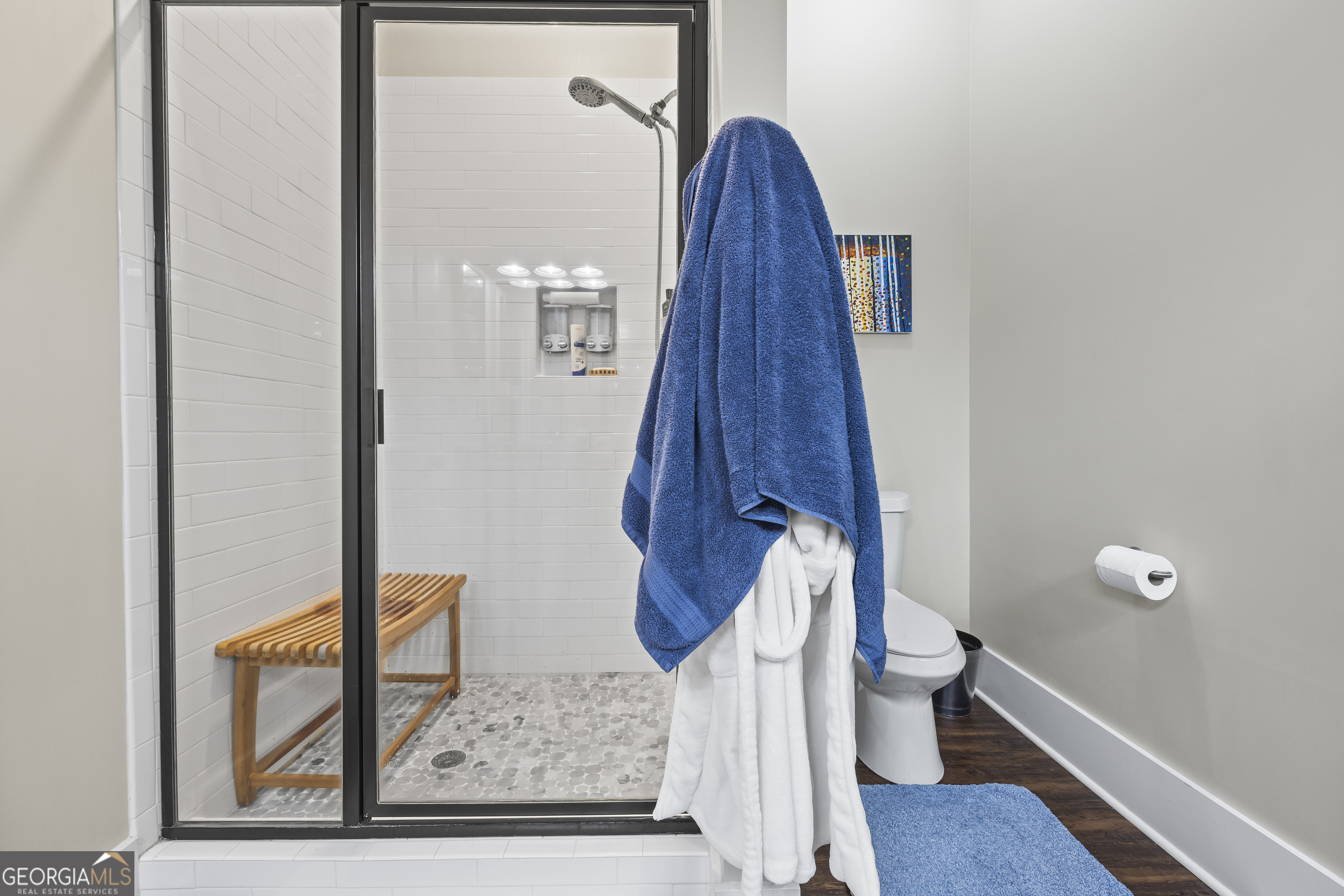 4121 North Swann Street Covington, GA 30014 - Photo 25 of 46 a view of bathroom with a shower and toilet