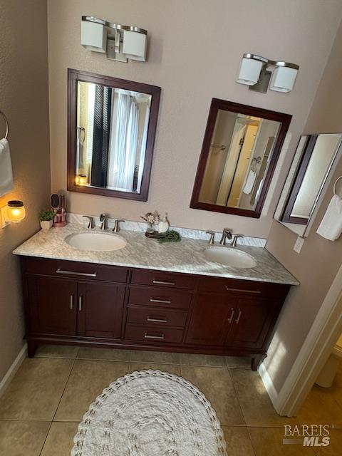 729 Christensen Way Rio Vista, CA 94571 - Photo 11 of 21 a bathroom with a sink vanity and mirror