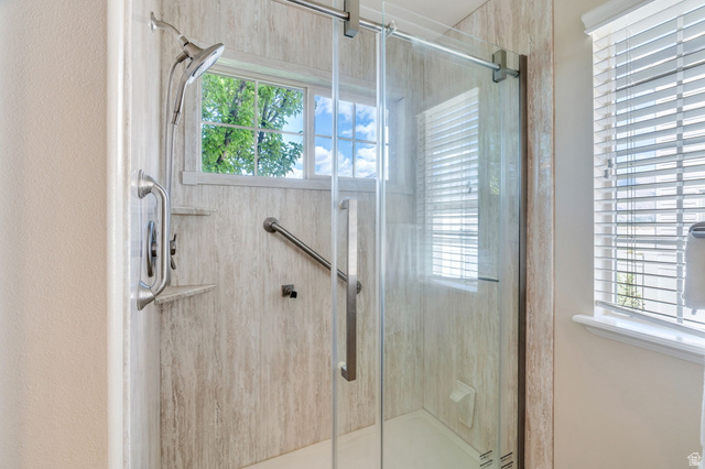 1602 Renaissance Way Springville, UT 84663 - Photo 18 of 42 Bathroom featuring a shower stall