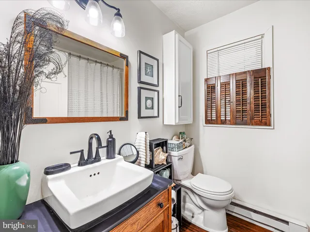 a bathroom with a sink and a toilet